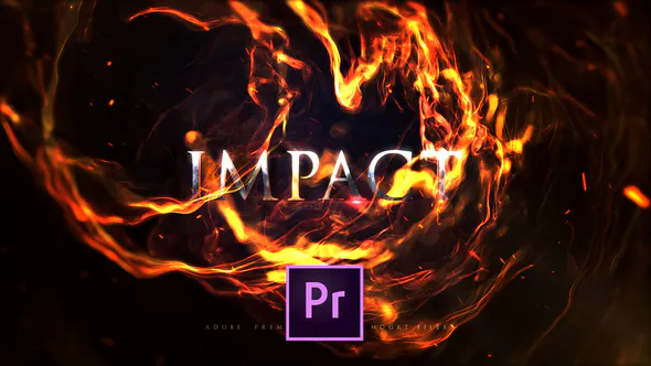 Impact Fire Flame Titles | Premiere 25060968 - GFXLIFE.NET - Download ...