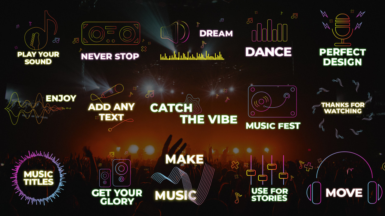 MotionArray – Music Titles | AE – 1685266